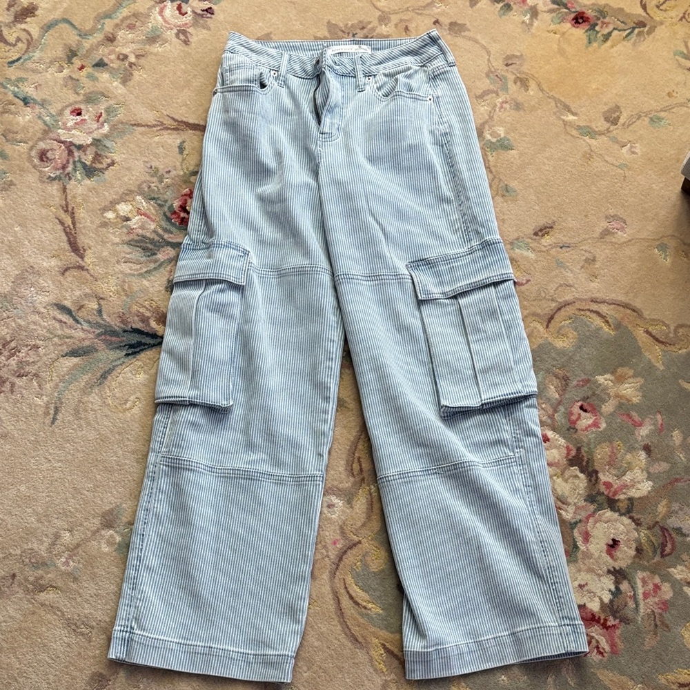 Altar'd State Light Blue Wide Leg Pants
